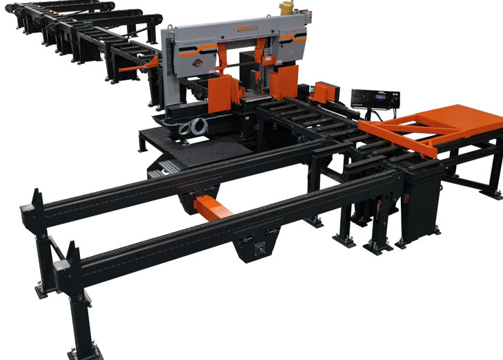 HE&M Saw Distributor Horizontal Pivot